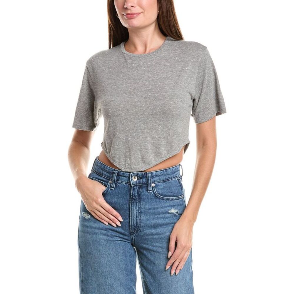 Chaser Womens Triblend Jersey Kylie T-Shirt, Grey